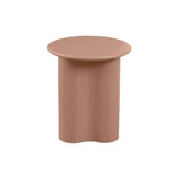 Artie Wave Side Table Washed Terracotta