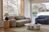 Atlas Sphere Coffee Table Natural Ocean Marble