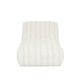 Aruba Plush Sunbed Clay Stripe