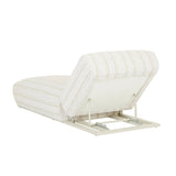 Aruba Plush Sunbed Clay Stripe