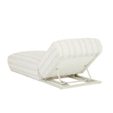 Aruba Plush Sunbed Clay Stripe