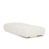 Aruba Plush Sunbed Clay Stripe