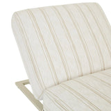 Aruba Plush Sunbed Clay Stripe