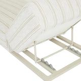 Aruba Plush Sunbed Clay Stripe