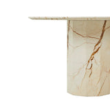 Atlas Decagon Dining Table Brown Vein