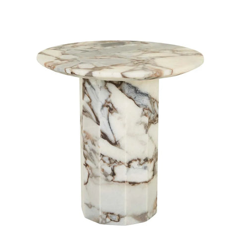 Atlas Decagon Side Table Natural Ocean