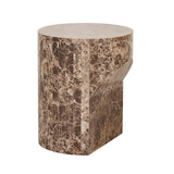 Atlas Pinnacle Side Table Emperador