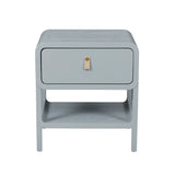Charles Bedside Dusty Blue