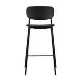 Lathan Bar Stool Tall Black Ash