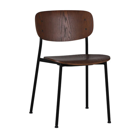 Lathan Dining Chair Walnut Ash