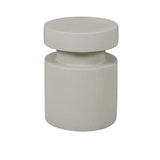 Corsica Button Side Table Cloud