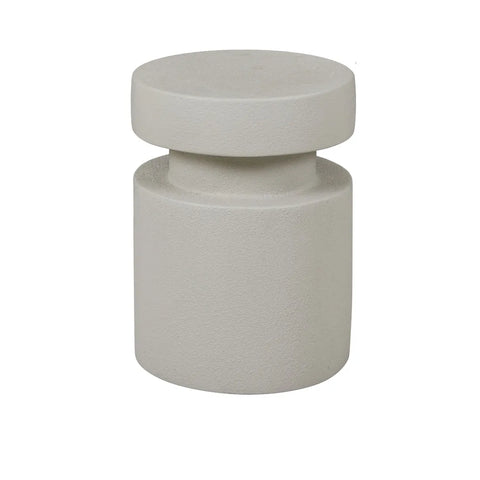 Corsica Button Side Table Cloud