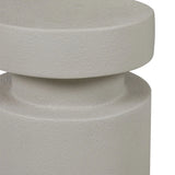 Corsica Button Side Table Cloud