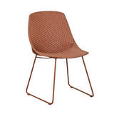 Corsica Scoop Dining Chair Brique