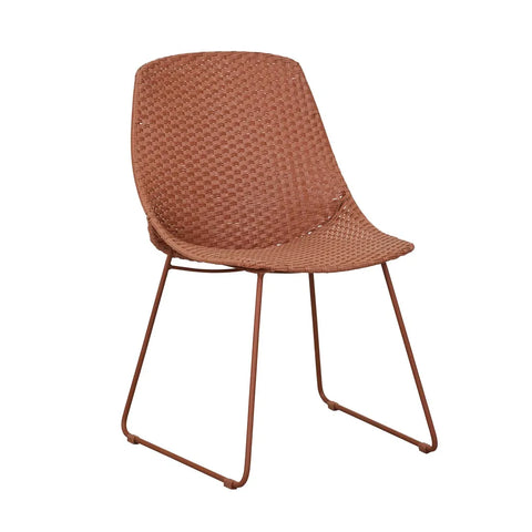 Corsica Scoop Dining Chair Brique