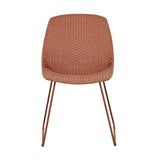 Corsica Scoop Dining Chair Brique