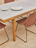 Corsica Scoop Dining Chair Brique