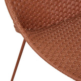 Corsica Scoop Dining Chair Brique