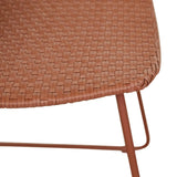 Corsica Scoop Dining Chair Brique