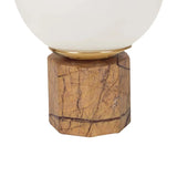 Easton Globe Table Lamp Brown Marble