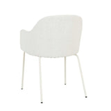 Riley Dining Armchair Birch Boucle