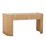 Elsie Marble Desk Natural