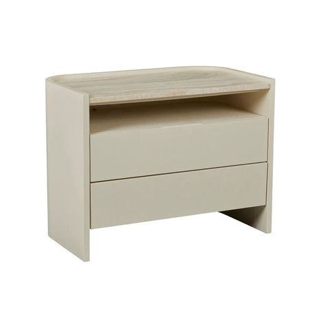 Elsie Two Drawer Bedside Shell