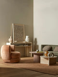 Venus Revolve Coffee Table Travertine 725mm