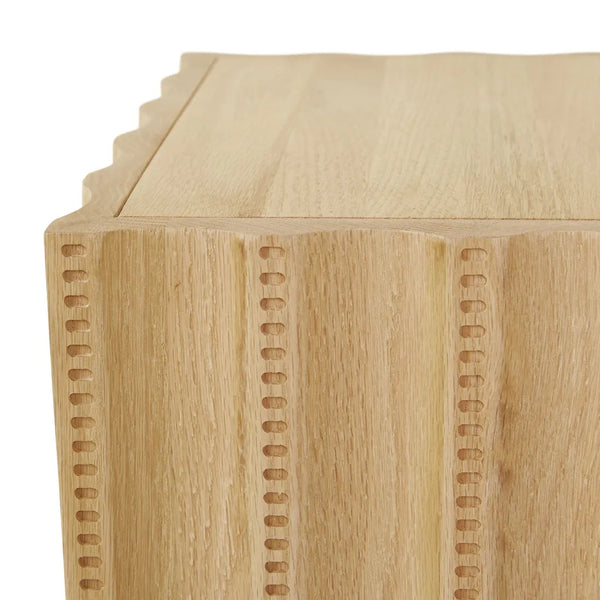 Ember Block Side Table Natural – the design library