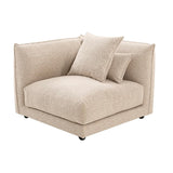 Felix Crest Left Corner Sofa Moonbeam