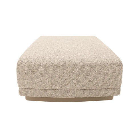 Felix Orbit Wedge Ottoman Moonbeam
