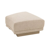 Felix Orbit Wedge Ottoman Moonbeam