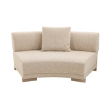 Felix Orbit Two Seater Arc Sofa Moonbeam