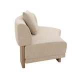 Felix Orbit Two Seater Arc Sofa Moonbeam