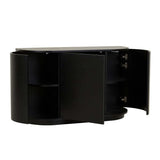 Oberon Crescent Storage Unit Matt Black