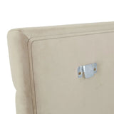 Hugo Panel Wide Bedhead Pearl Velvet