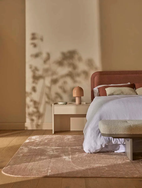 Elsie Large Bedside Travertine/Shell – the design library