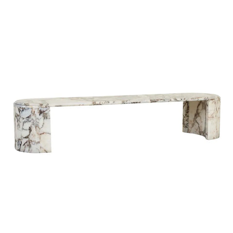 Amara Moon Bench Ocean Marble