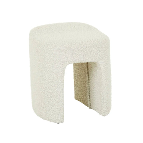 Kanto Stool Grey Speckle Boucle