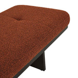 Hugo Bridge Bench Seat Spice Boucle