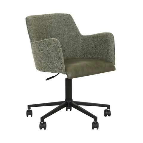 Lennox Office Chair Moss Tweed