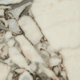 Leon Marble Coffee Table Tobacco Ash 800mm