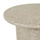 Artie Wave Side Table Warm Sand Speckle