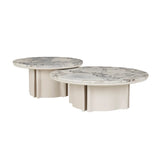 Leon Marble Coffee Table Porcelain 800mm