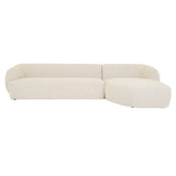Madrid Slope Right Chaise Set Grey Speckle