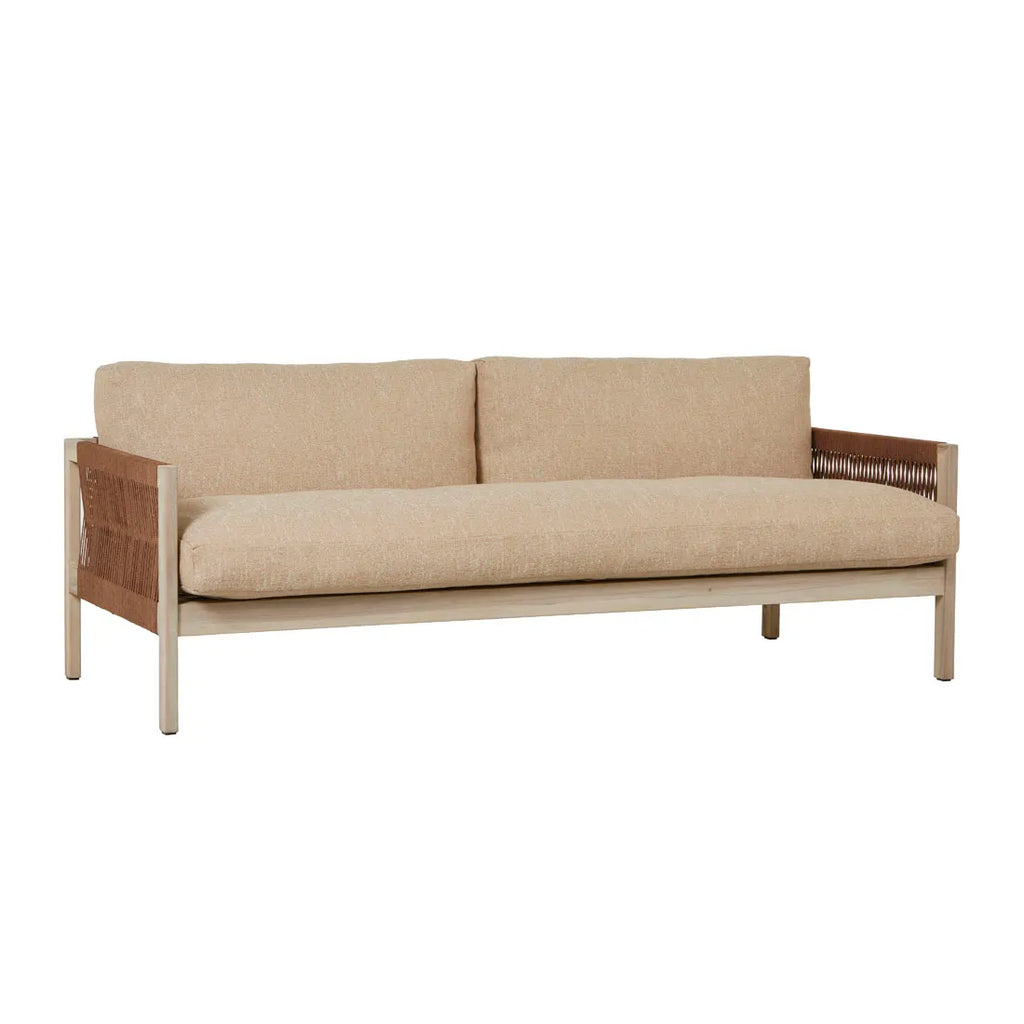Normandy Linear Three Seater Sofa Sesame