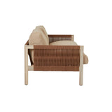 Normandy Linear Three Seater Sofa Sesame