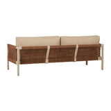 Normandy Linear Three Seater Sofa Sesame