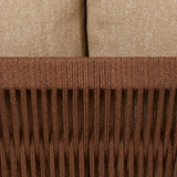 Normandy Linear Three Seater Sofa Sesame