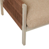 Normandy Linear Three Seater Sofa Sesame